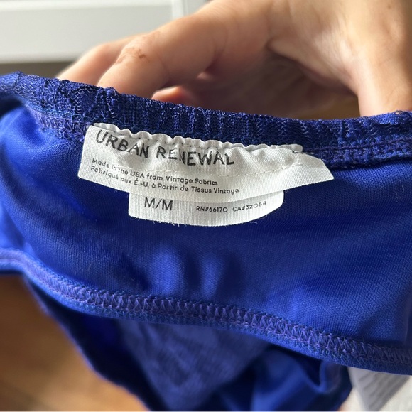 Urban Lace Blue Strapless Tank Size M - Picture 2 of 2